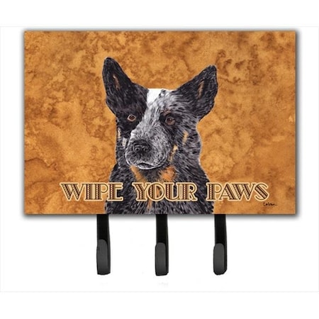 Carolines Treasures Carolines Treasures SC9141TH68 6 x 9 In. Australian Cattle Dog Wipe your Paws Leash or Key Holder SC9141TH68